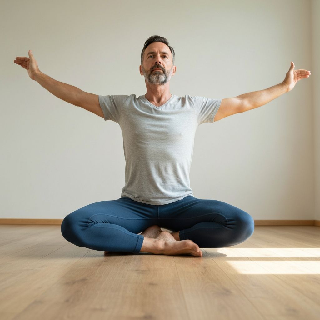 Person bei regelmäßiger Bewegungspraxis